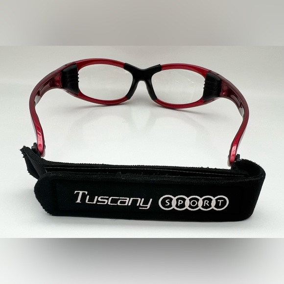 Tuscany Sports Goggle TG104 Eyeglasses Eye Glasses Unisex Frame New 56mm Red - Picture 8 of 9
